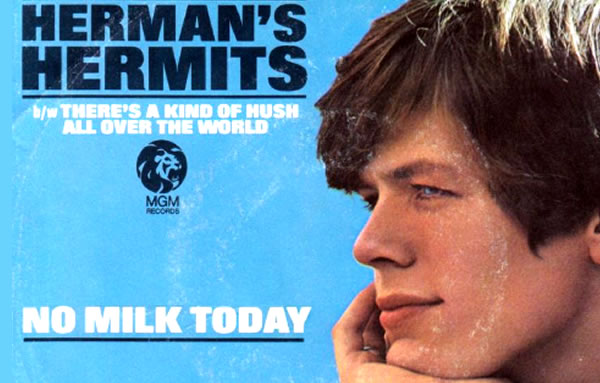1966: Herman's Hermits' No Milk Today Tops Charts Amid World Cup ...